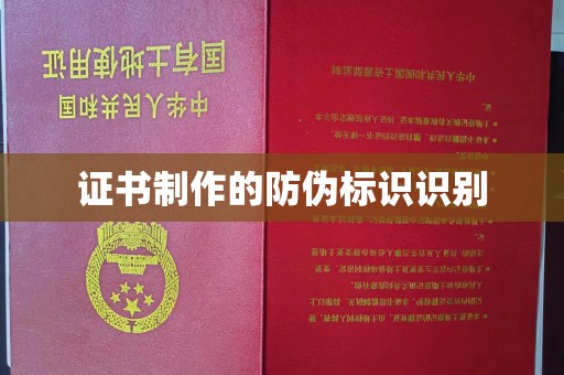 嘉兴证书制作的防伪标识识别