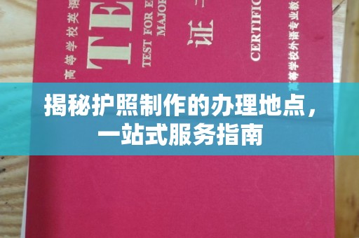 嘉兴揭秘护照制作的办理地点，一站式服务指南