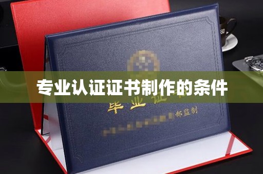嘉兴专业认证证书制作的条件