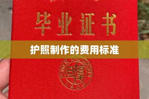 嘉兴护照制作的费用标准
