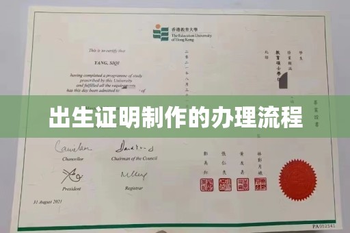 嘉兴出生证明制作的办理流程