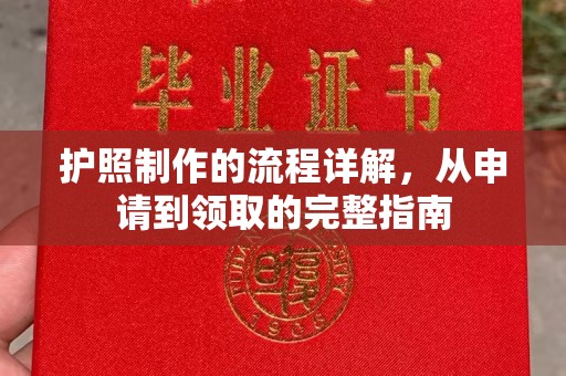 嘉兴护照制作的流程详解，从申请到领取的完整指南
