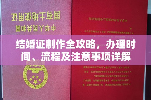 嘉兴结婚证制作全攻略，办理时间、流程及注意事项详解