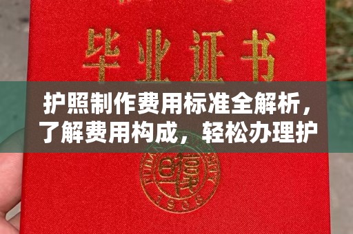 嘉兴护照制作费用标准全解析，了解费用构成，轻松办理护照
